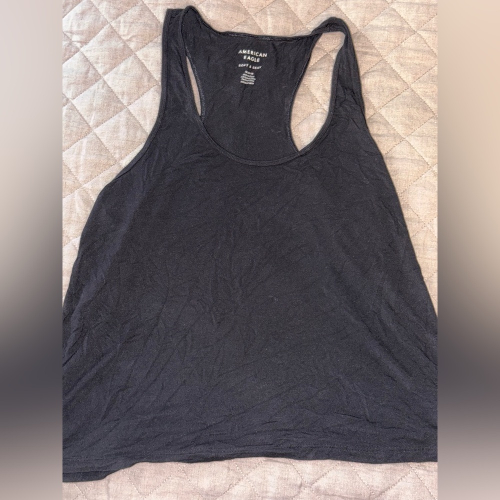 American Eagle Outfitters Black Tank Top